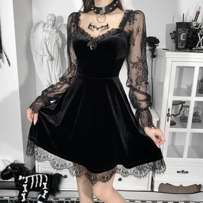 Gothic Sheer Dresses